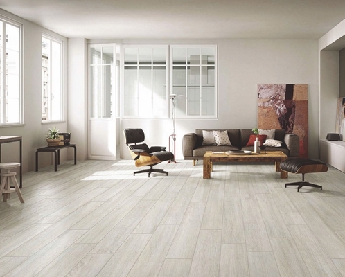 Buy Moisture-Proof 150x900mm Gray And Brown Wooden Porcelain Strips For Home Decoration Non-Slip Inside Floor Strip online manufacture