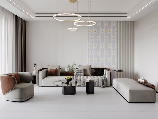 Buy 600x1200mm Light Gray Porcelain Floor Tiles for Indoor Use online manufacture