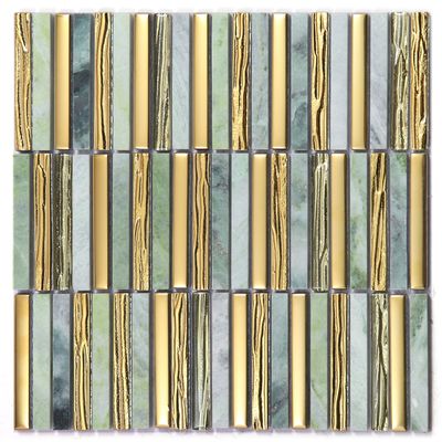 Buy 282x294mm No Fade And Eco-Friendly Natural Stone Mosaics For Balcony And Living Room online manufacture