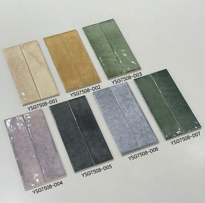 Buy Stunning and Durable 75x300mm Glossy Ceramic Wall Tiles For Living Room online manufacture