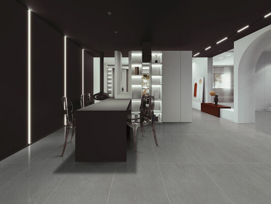 Buy Gray 600x1200mm Indoor Tiles For Hotel And Matt Porcelain Tile With Mould Surface For Dining Room And Renovation online manufacture