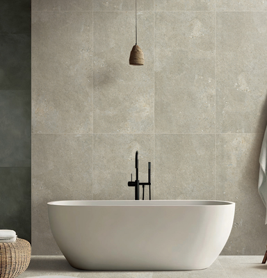 Buy Waterproof and Antibacterial Gray 600x1200mm Matt With Mould Surface Porcelain Tiles For Office online manufacture