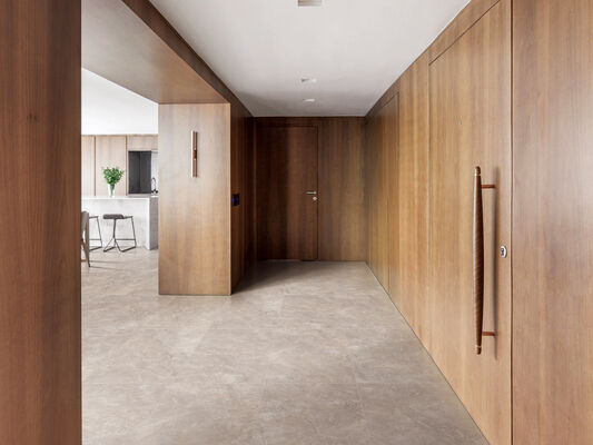 Buy Stunning and Durable Gray and Beige Indoor Floor 600x1200mm Replica Glazed Porcelain Tiles For Rebuilding online manufacture