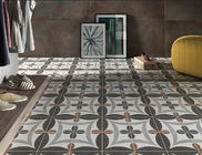 AAA 8.5mm 20x20cm Cement Floor Tile Decorative SGS Rustico Blanco Brillo