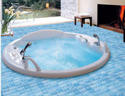 Backsplash Square Swimming Pool Mosaic Tiles , SGS 6mm Decorative Ceramic Tile Bule