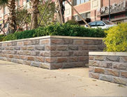 Beige CE Scratch Resistant Outdoor Stone Cladding Tiles , 20x40cm Decorative Stone Wall Tiles
