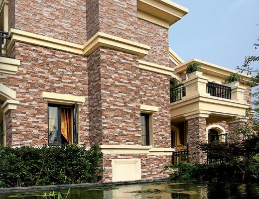 Buy 9.5mm 500SQM Natural Stone Tile , Decorative Ceramic Wall Tiles 150x600mm online manufacture
