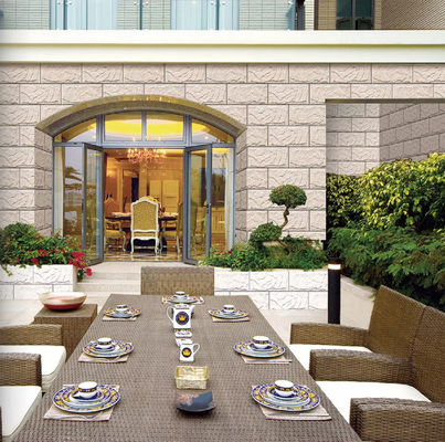 Buy PRIMERA 9.8mm Ceramic Stone Wall Tile White , 300x600mm Slate Beige Tile online manufacture
