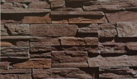Lightweight Cladding Cultured Stone Brick Wall Decoration 500SQM