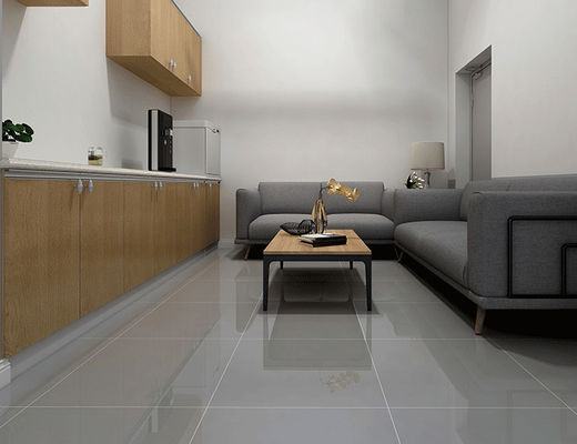 Buy 60x60cm 29kg Porcelanato Floor Tile , 9.5mm Porcelain Polished Tiles Light Grey online manufacture