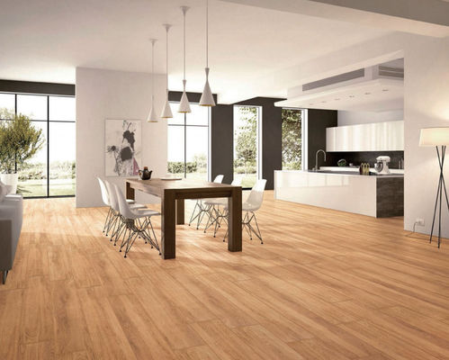 Buy ISO13006 200x1200mm Wood Effect Outdoor Porcelain Tiles , Grade AAA Multicolor Wood Tile online manufacture