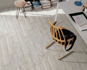 150cm Length Grey Wood Wall Tiles , 4Pcs 25cm Width Glazed Porcelain Wood Look Floor Tile