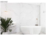 500m2 Glazed Polished Carrara Marble Tile , 600x1200mm Porcelain Floor And Wall Tile