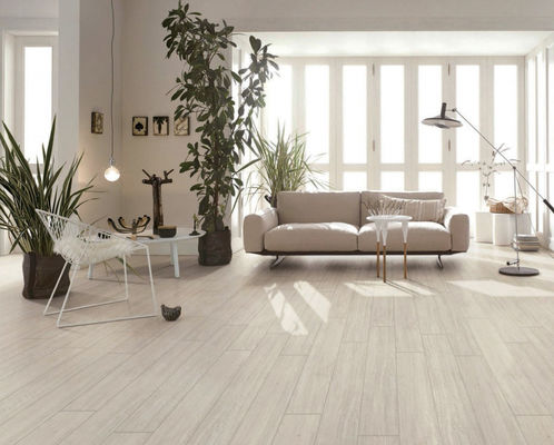 Buy AAA Grade Ivory White Wooden Porcelain Tile 150x900mm online manufacture