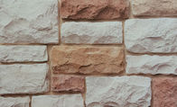 Fireproof Artificial Stone Veneer , 14mm Faux Stacked Stone Antique Limestone