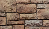 14mm SGS Textured Wall Stone , Fireproof Simulated Slate