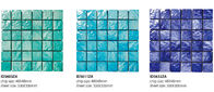 PRIMERA Swimming Pool Mosaic Tiles 306×306mm blue Glazed Mesh Mounted 24kg/box