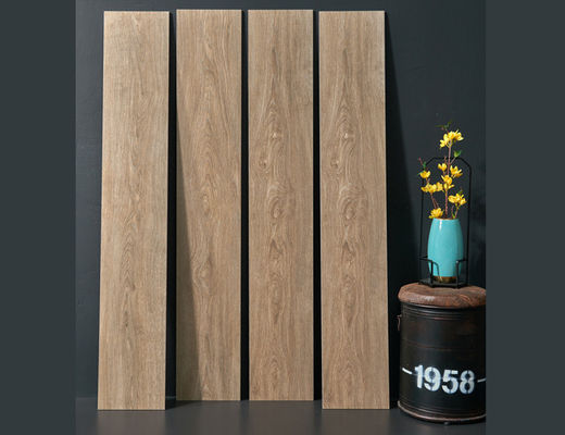 Buy 250x1500mm Wood Effect Porcelain Tile 9.5mm Thickness for Wall & Floor online manufacture