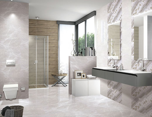 Buy 300x600mm Glossy Ceramic Bathroom Wall Tiles Modern Style online manufacture