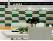 60pcs/ctn Parallelogram Decorative Subway Tiles , 50x230mm Ceramic Backsplash Tiles