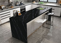 Black Desk Sintered Stone Slabs 800x2600mm Cupboard Surface Decor