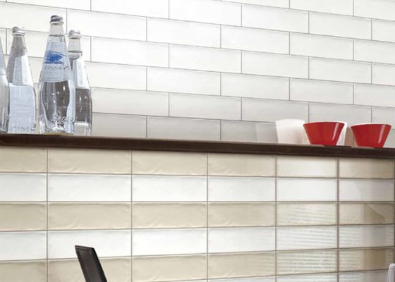 Buy Modern 3D Inkjet Glossy Ceramic Wall Tile 75x300mm Acid-Resistant online manufacture