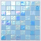 Waterproof Swimming Pool Mosaic Tiles 303x303mm For Department