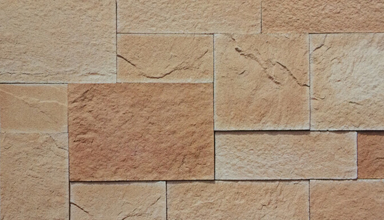 Buy Orange Beige AAA Cultured Stone Brick for Exterior and Interior Walls online manufacture