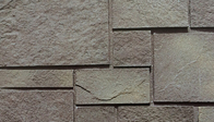 Orange Beige Artificial Cultured Stone Brick Cement Castle Stone
