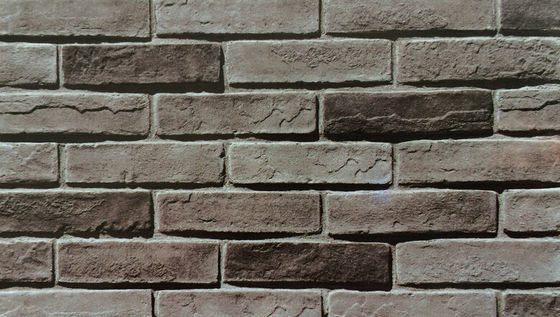 Buy Gray Cement Artificial Culture Stone Wall Panel 60x200mm online manufacture