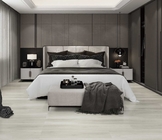 Light Grey Wooden Lvt Pvc Floor Tiles Click System