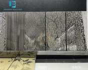 300x600mm 3D Ceramic Tile Polished Glazed With Gold Line Wall Decor