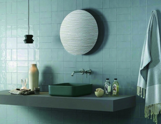 Buy Plain Texture Glossy Wall Tile Decor For Kitchen 100x100mm online manufacture