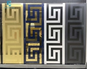Corridor Golden Surface Glazed Porcelain Floor Tile 300x600mm Luxury Building Decoration
