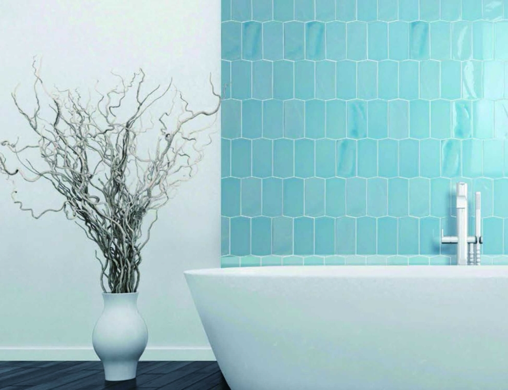 75x300mm Inside Wall Tiles Modern Style Glossy Color Gradiant Tile