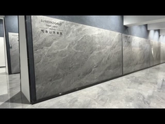 900x1800x9mm light gray marble look antibacterial Polished Glazed Tiles
