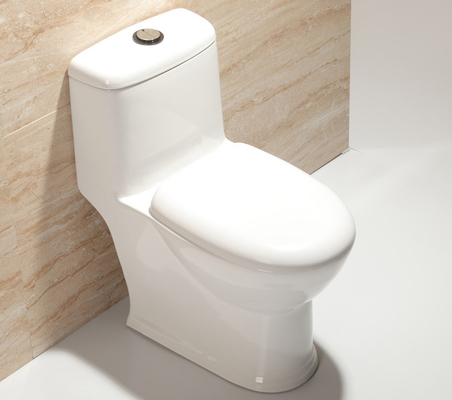 Comfortable Ceramic One Piece Toilet Easy Cleaning Anti Bacteria