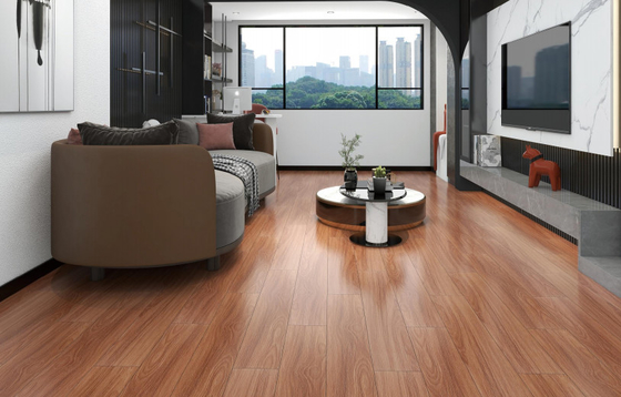 Outdoor Hotel Kiln Wooden Porcelain Tiles Baby Face Tan Inside Floor 8X48' Heat Insulation