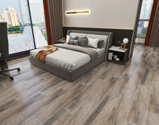 Non-Slip Wooden Porcelain Tile 200x1000mm Matt Finish Indoor Outdoor