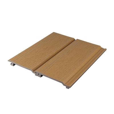 Moisture-proof 145x20.5mm Exterior Floor WPC Cladding Panel For Park And Flat Surface Wall Board For Villa