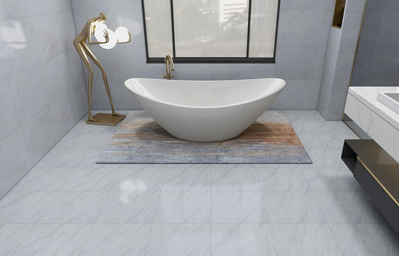 Indoor Glazed Marble Look Ceramic Rustic Tile Antibacterial For Balcony And 400x400mm Wall Tiles For House