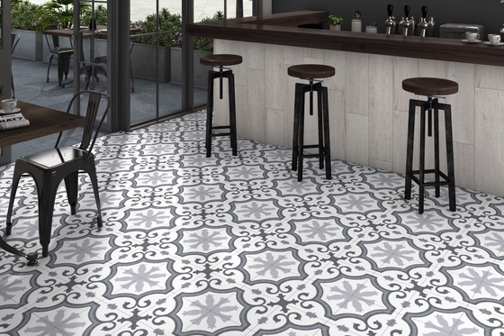 Gray Waterproof 25x25cm Ceramic Rustic Tile For Living Room And Eco-Friendly Floor Tiles For Decoration