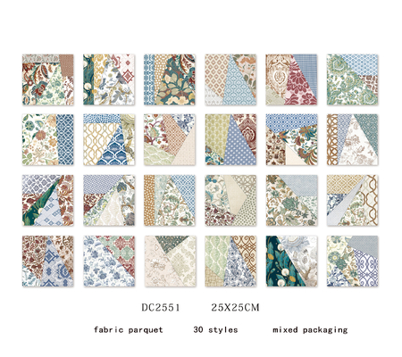 Wear-Resistant 250x250mm Wall Tile For Kitchen And Ceramic Rustic Tiles For Living Room