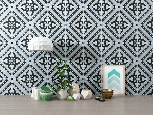 Eco-Friendly 200x200mm Gray Interior Floor Tiles For Decoration And Ceramic Rustic Tiles For Living Room