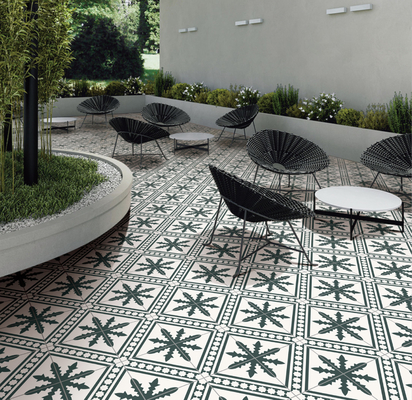 Green And Beige 200x200mm Indoor Floor Tile For Dining Room And scratch-resistant Ceramic Rustic Tiles For Living Room