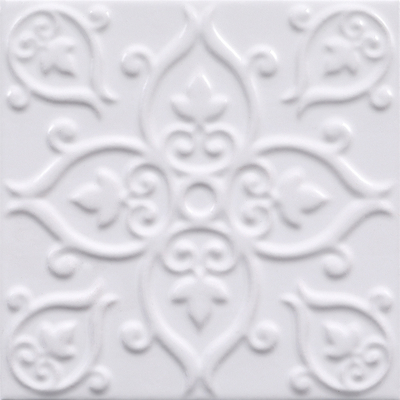 Antibacterial White Ceramic Rustic Tiles 200x200mm For Kitchen And Durable Wall Tile For Living Room