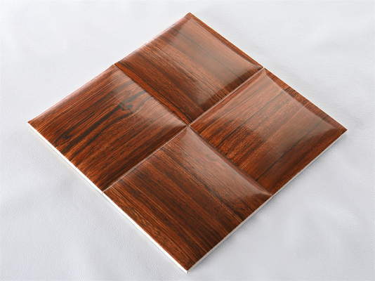 Dark Brown 152x152mm Interior Room Square Ceramic Wall Bread Tiles For Bathroom And Office