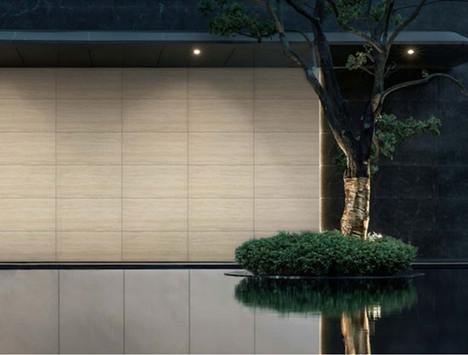 Light Yellow Matte Antique Porcelain Tiles 600x1200mm