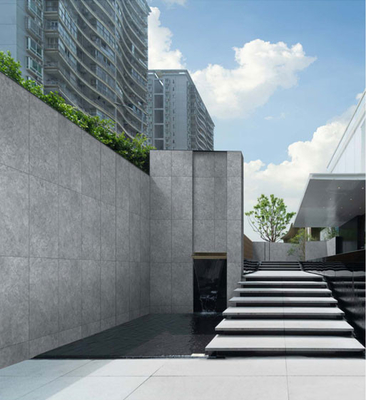 Gray Matte Half Polished Acid-Resistant Outdoor Stone Tile 600x1200mm