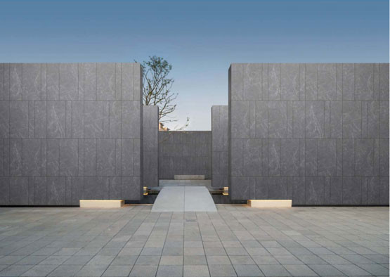 600x1200mm Dark Gray Matte Antique Outdoor Stone Tile
